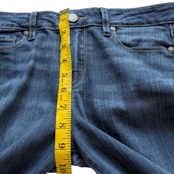 Paige Verdugo Mid-Rise Ankle Skinny Jeans Transcend Dark Wash Women's size 30 - Picture 15 of 16